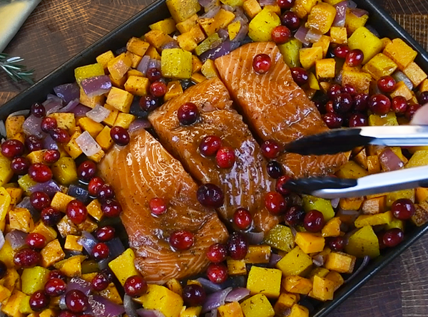 Cranberry Orange Baked Salmon - Step 4